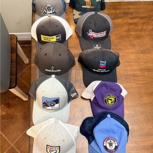Miscellaneous Trucker Cap Hat Lot Vtg Blue Collar Titans Football Richardson